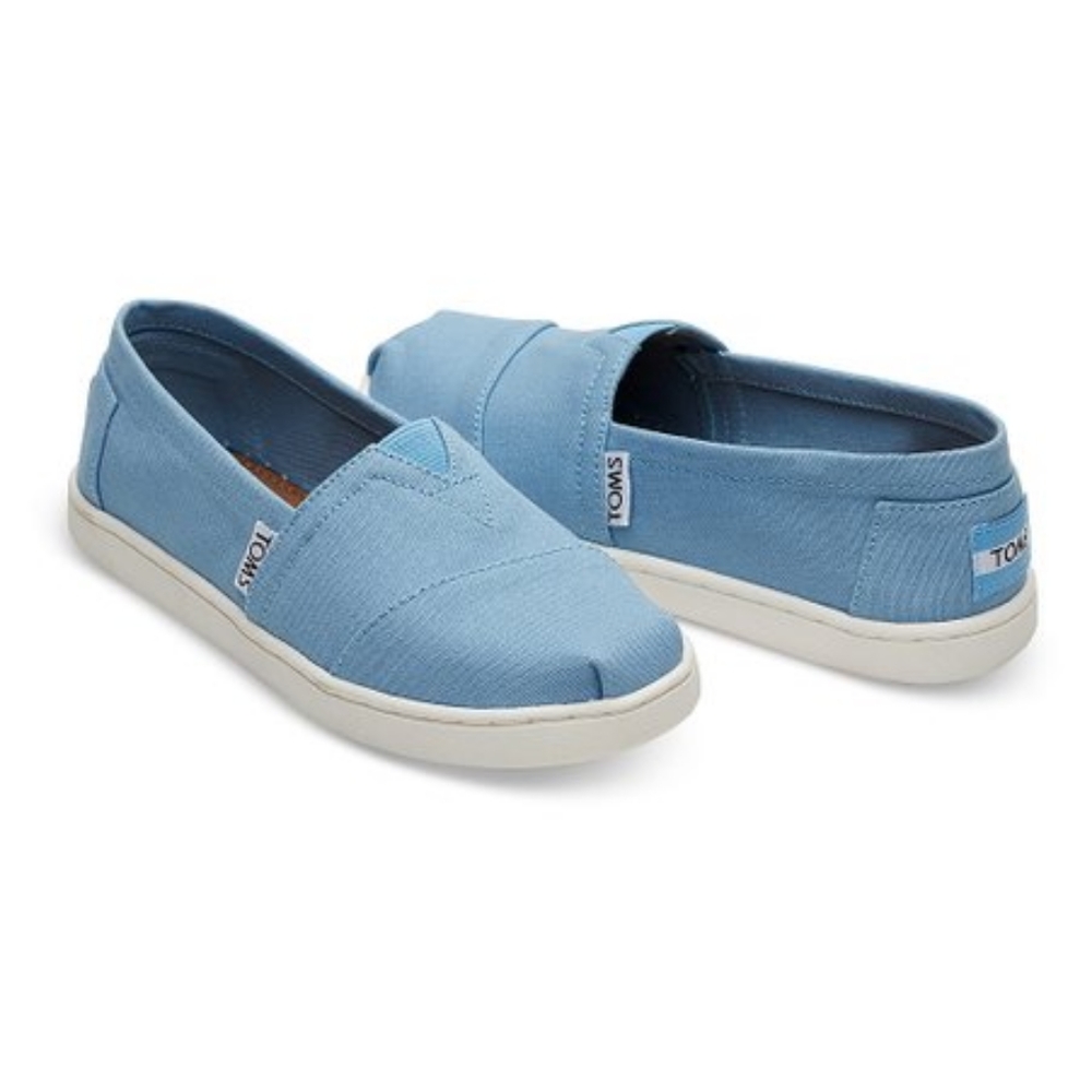 Youth Tom's Size 3.5 Cornflower Blue NWT